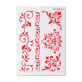 SCROLL BORDERS STENCIL (ASSORTED)